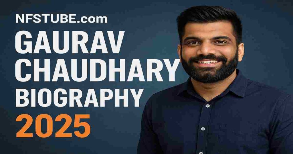 Gaurav Chaudhary Biography 2025 – Technical Guruji, Indian tech YouTuber and entrepreneur, featured on NFSTUBE