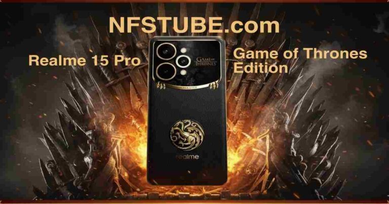 Realme 15 Pro Game of Thrones Edition 2025 – NFSTUBE.com, Dragonfire color-changing design, Iron Throne theme, ₹44,999 India launch.