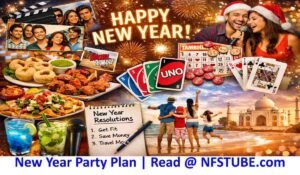 Celebrate New Year with movies, party games, snacks, short trips, songs and real resolutions - NFSTUBE guide