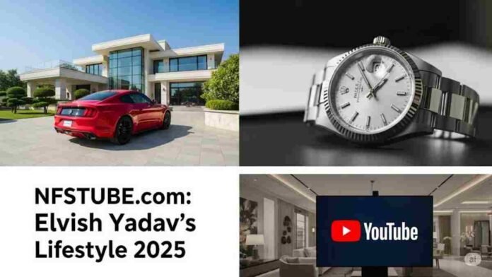 Elvish Yadav in 2025 – Indian YouTube star, Bigg Boss OTT 2 winner, showing off his Fortuner Legender car and luxury lifestyle.