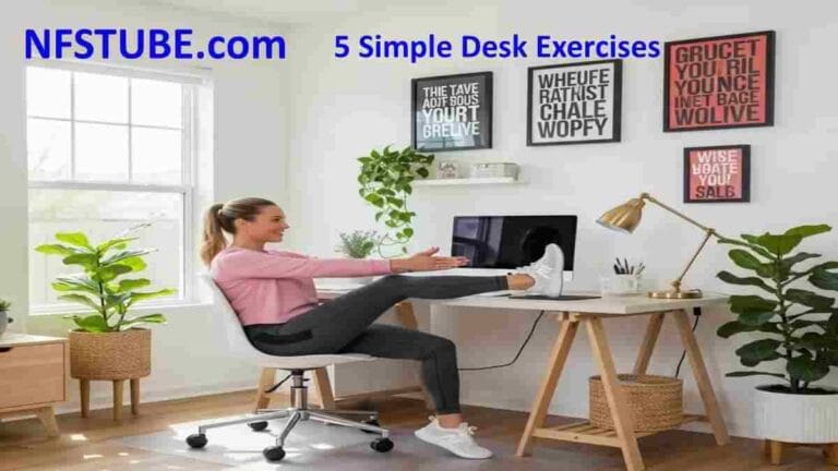 Stay Fit Working from Home with 5 Simple Desk Exercises