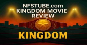 Kingdom movie poster with a championship belt, boxing ring, 2025