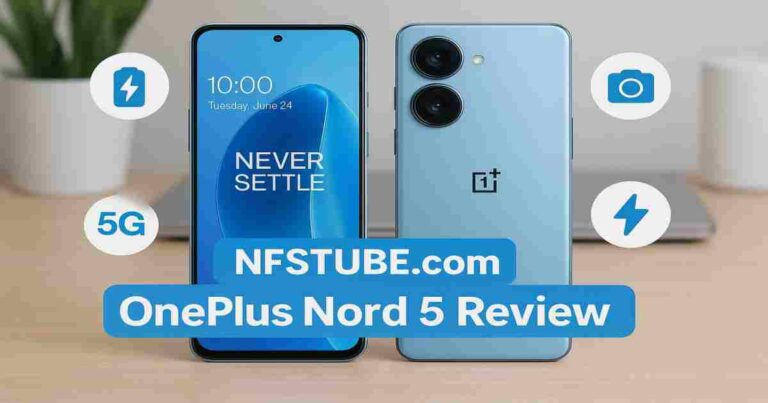 OnePlus Nord 5 review 2025 India – AMOLED display, triple camera, fast charging features, and price breakdown