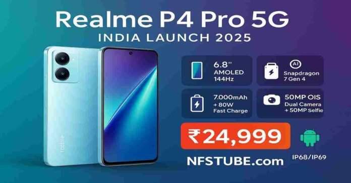 Realme P4 Pro 5G India launch with 7000mAh battery and AMOLED display