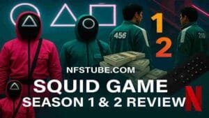 Squid Game Season 1 and 2 review - masked guards, game arena, Netflix, trending K-drama style