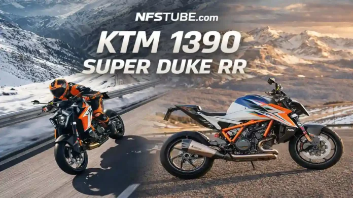 2026 KTM 1390 Super Duke RR high performance motorcycle