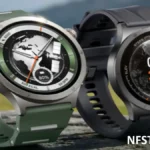 OnePlus Watch 4 showcasing titanium design, dual watch faces, and premium build with Wear OS 6 features