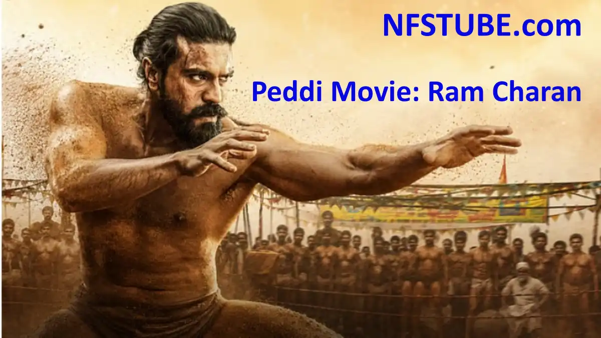 Peddi movie featuring Ram Charan in an intense sports drama scene