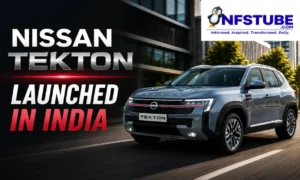 Nissan Tekton midsize SUV showcased after its official launch in India.