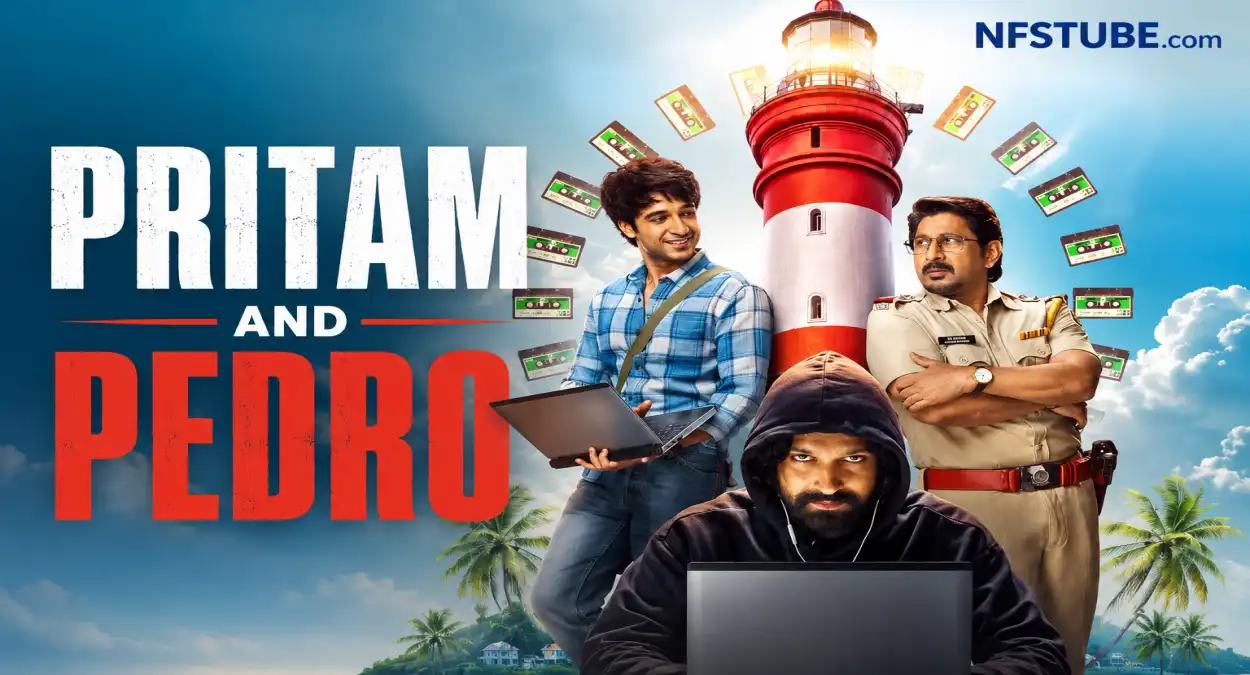 Pritam and Pedro series poster featuring Arshad Warsi and Vir Hirani.