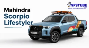 Mahindra Scorpio Lifestyler lifestyle pickup shown in a three-quarter front view