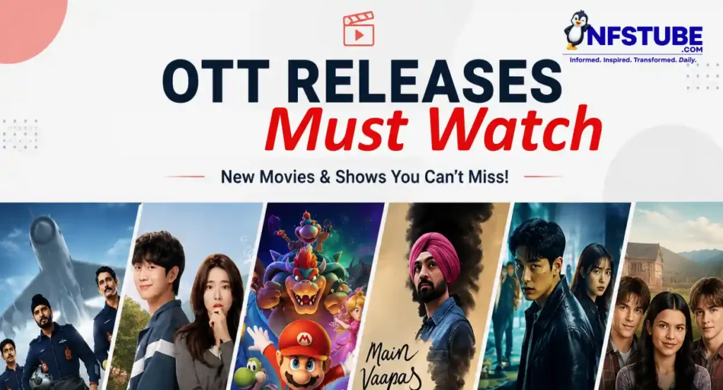 OTT releases this weekend featuring Operation Safed Sagar, Our Sticky Love, The Super Mario Galaxy Movie, Main Vaapas Aaunga and Flex X Cop 2