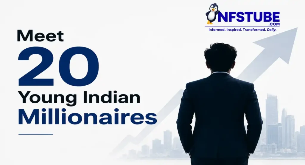 Young Indian Millionaires entrepreneurs representing a new generation of wealth creators across India's business and startup ecosystem.