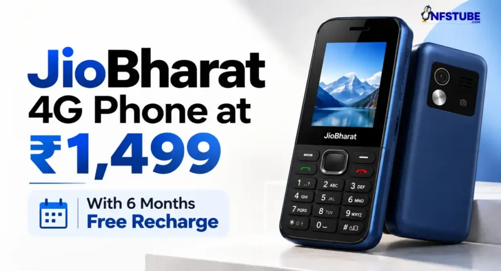 JioBharat 4G feature phone priced at Rs 1,499 with six months of free recharge